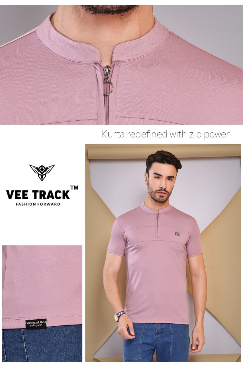 V2209 Vee Track Tencil Lycra Mens Tshirts Manufacturer Gujarat