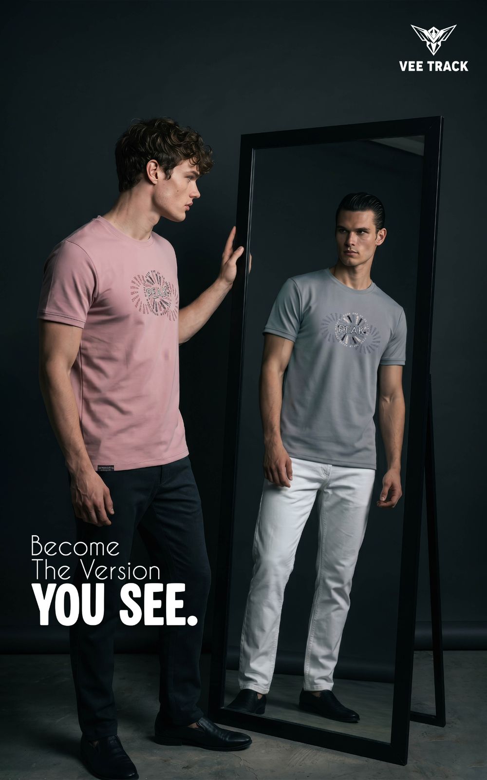 V2217 Vee Track Matty Mens Tshirts Wholesaler