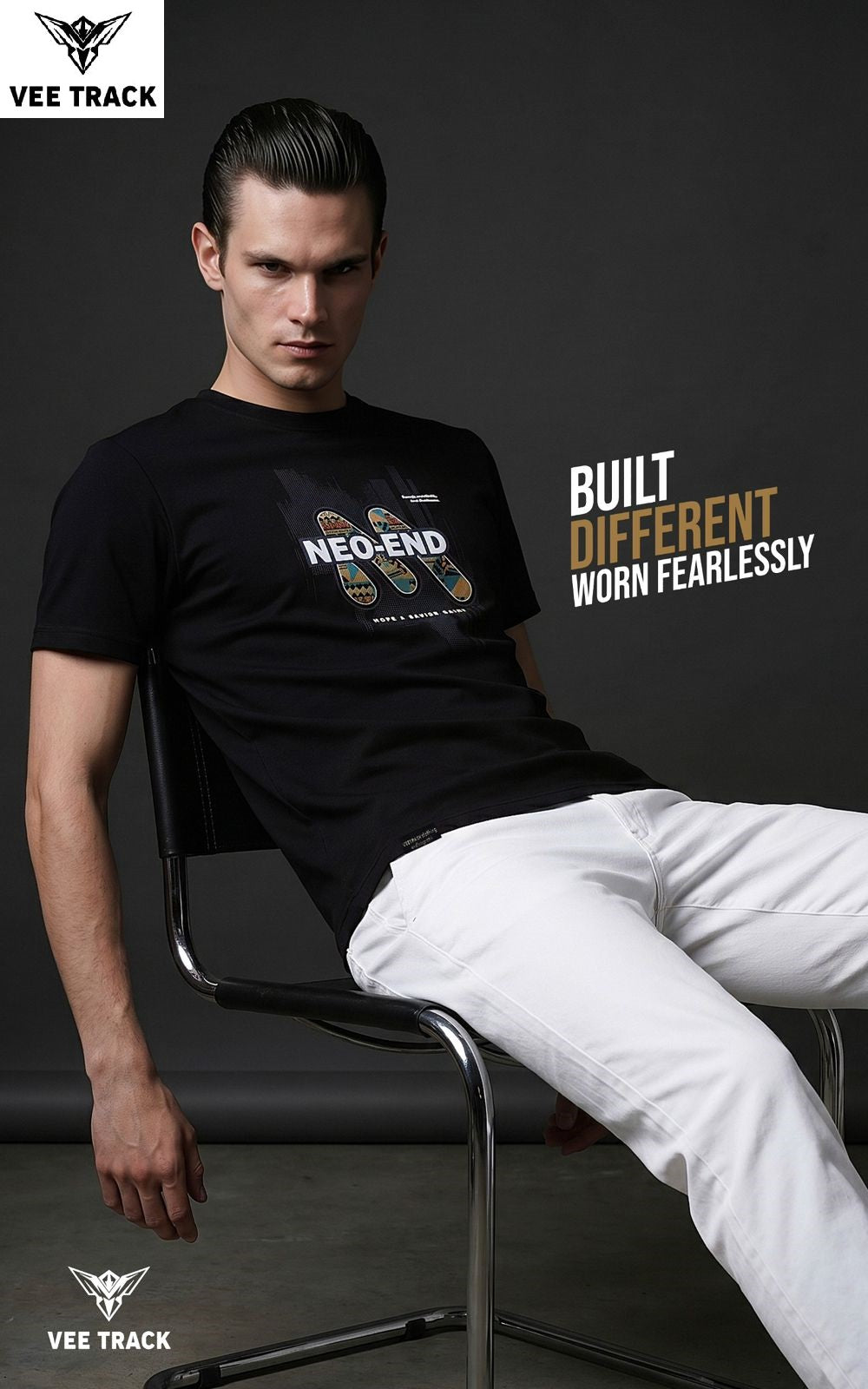 V2217 Vee Track Matty Mens Tshirts Wholesaler