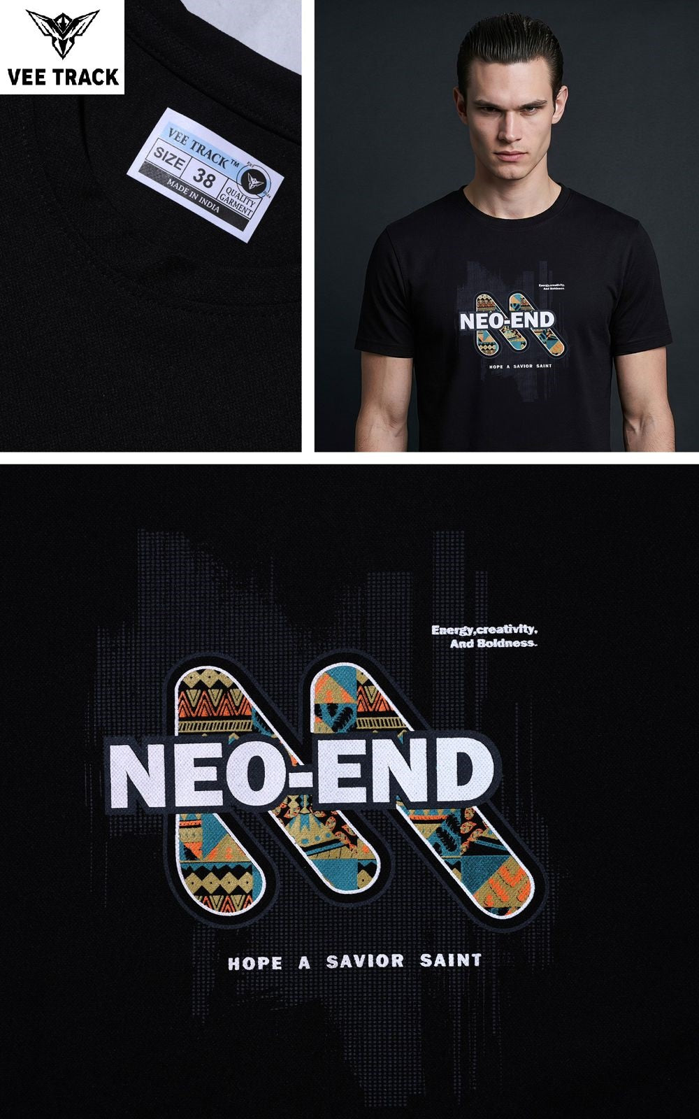 V2217 Vee Track Matty Mens Tshirts Wholesaler