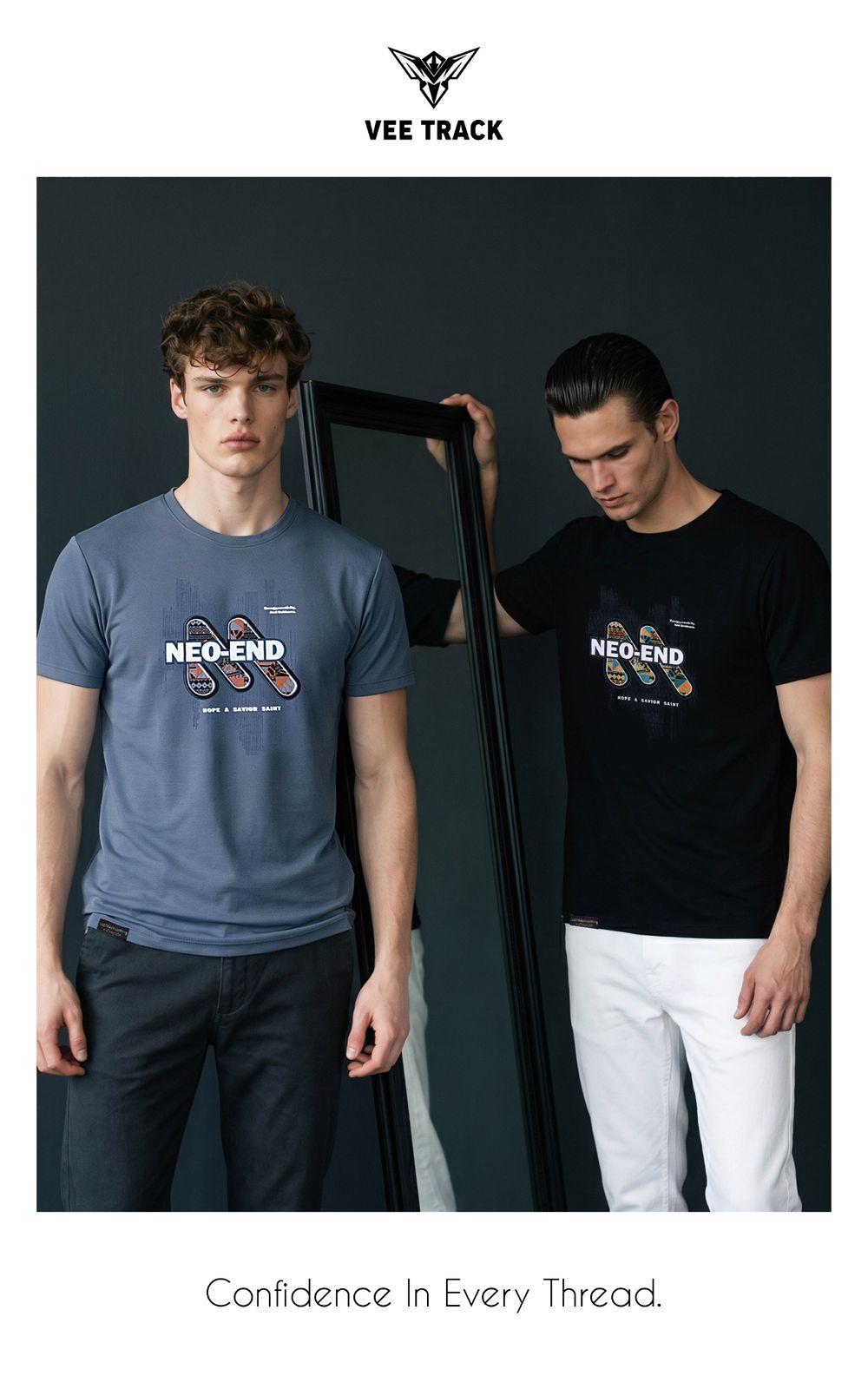 V2217 Vee Track Matty Mens Tshirts Wholesaler