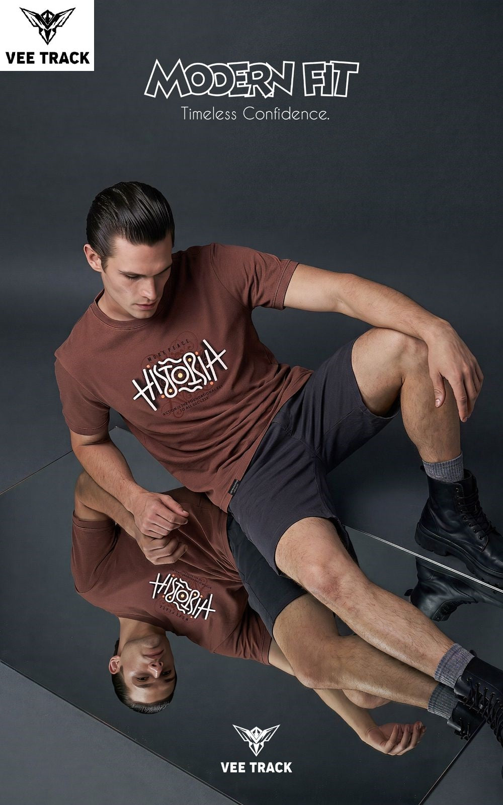 V2217 Vee Track Matty Mens Tshirts Wholesaler
