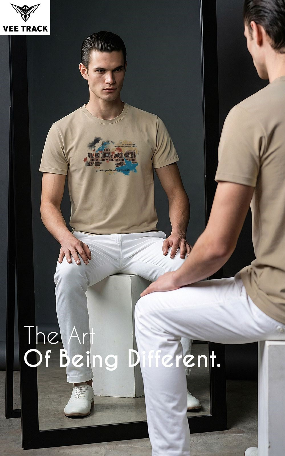 V2217 Vee Track Matty Mens Tshirts Wholesaler