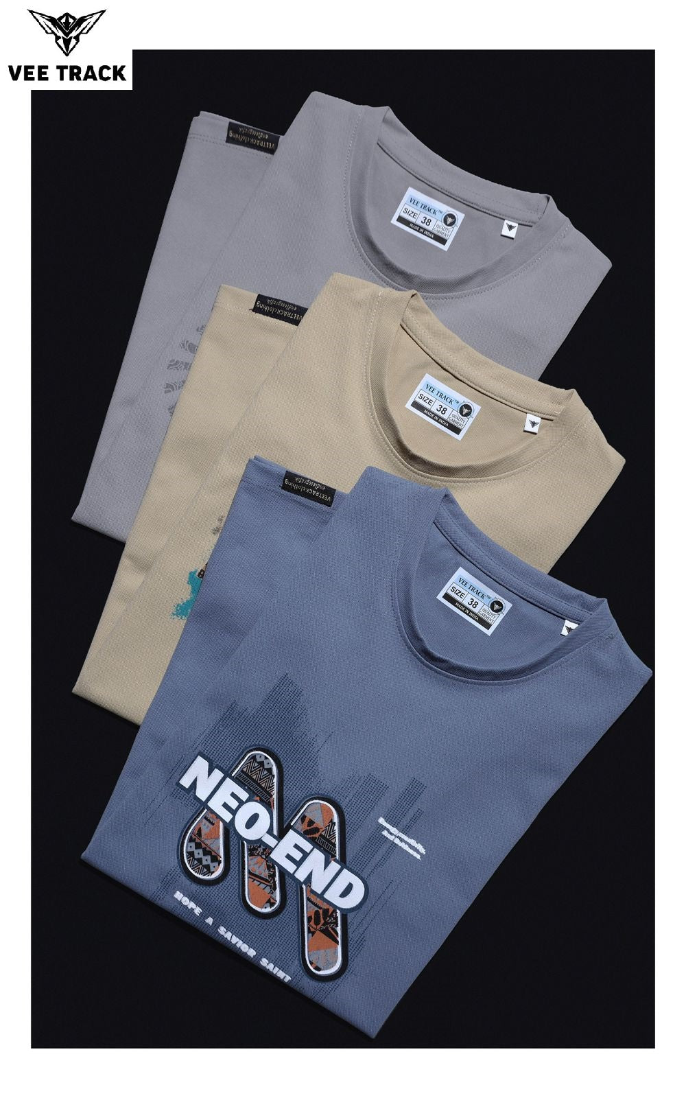 V2217 Vee Track Matty Mens Tshirts Wholesaler