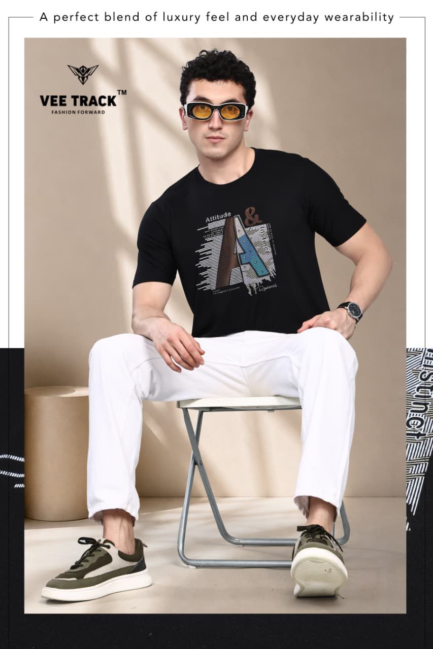 V2244 Vee Track Tencil Mens Tshirts Supplier