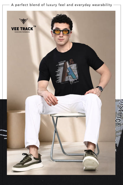 V2244 Vee Track Tencil Mens Tshirts Supplier