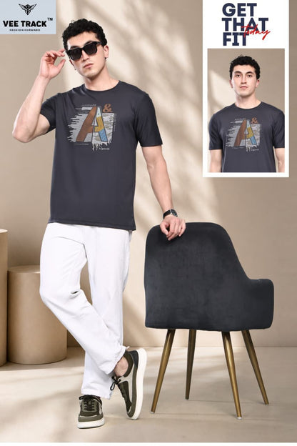 V2244 Vee Track Tencil Mens Tshirts Supplier