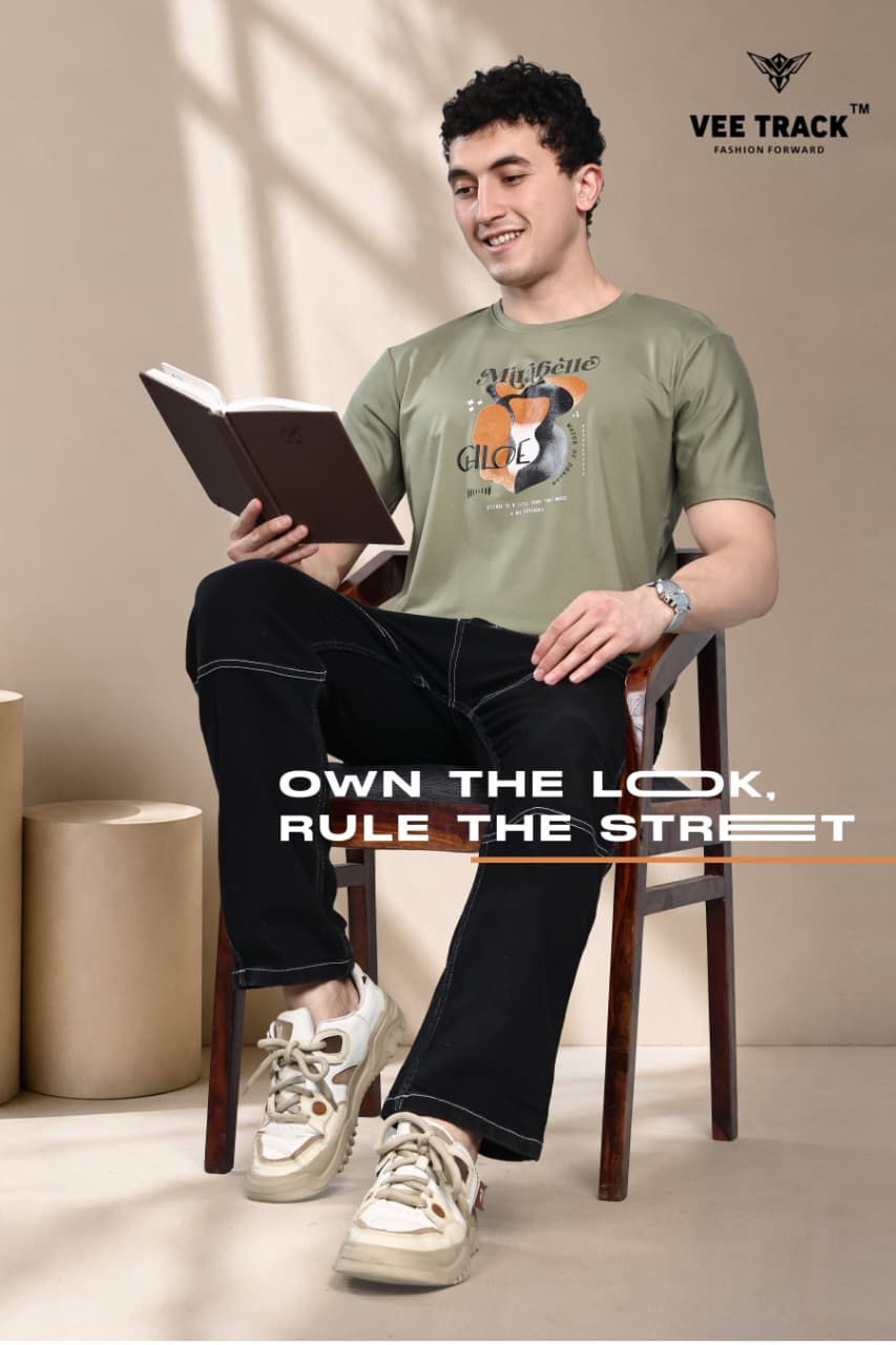 V2244 Vee Track Tencil Mens Tshirts Supplier