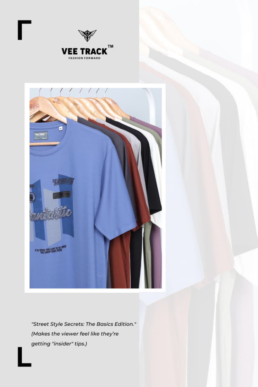 V2244 Vee Track Tencil Mens Tshirts Supplier