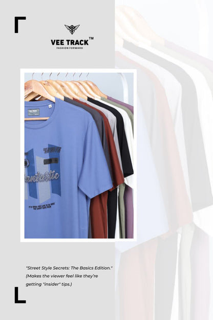 V2244 Vee Track Tencil Mens Tshirts Supplier