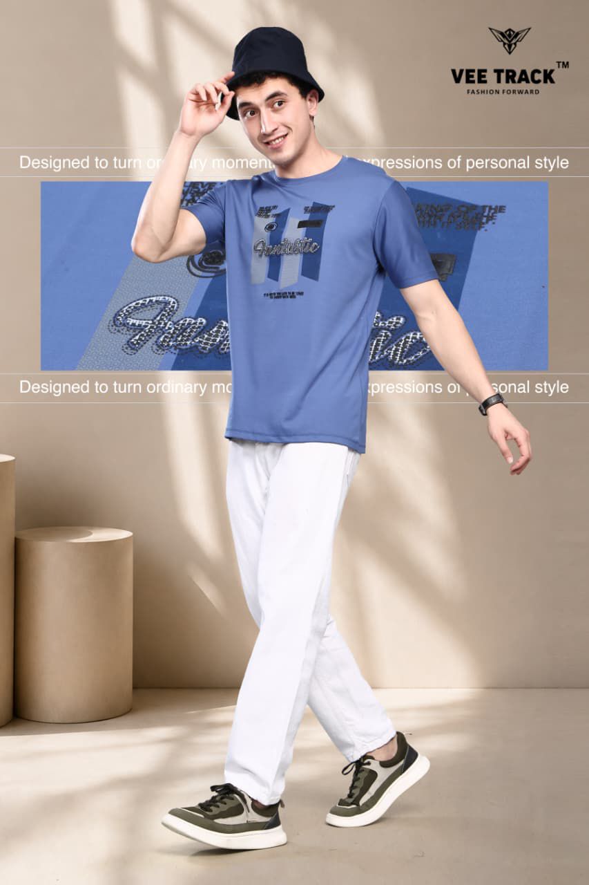 V2244 Vee Track Tencil Mens Tshirts Supplier