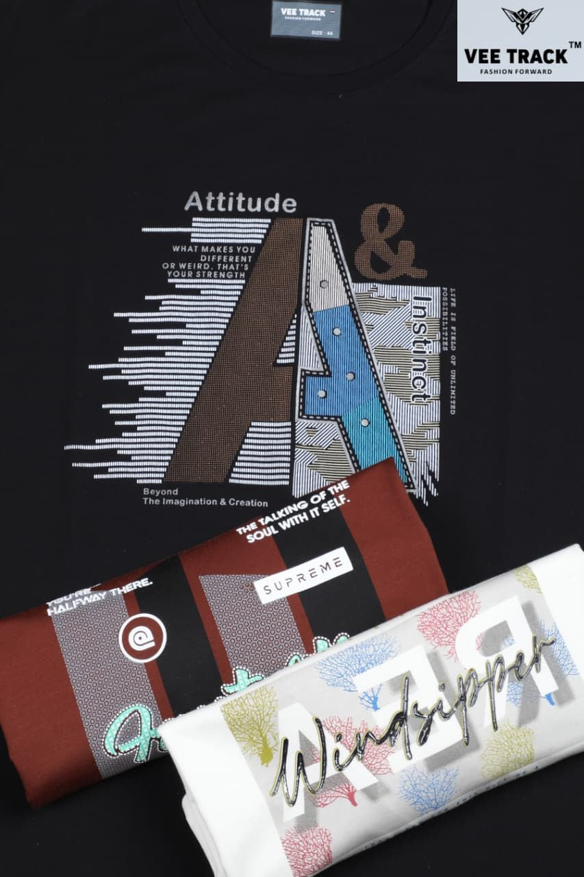 V2244 Vee Track Tencil Mens Tshirts Supplier