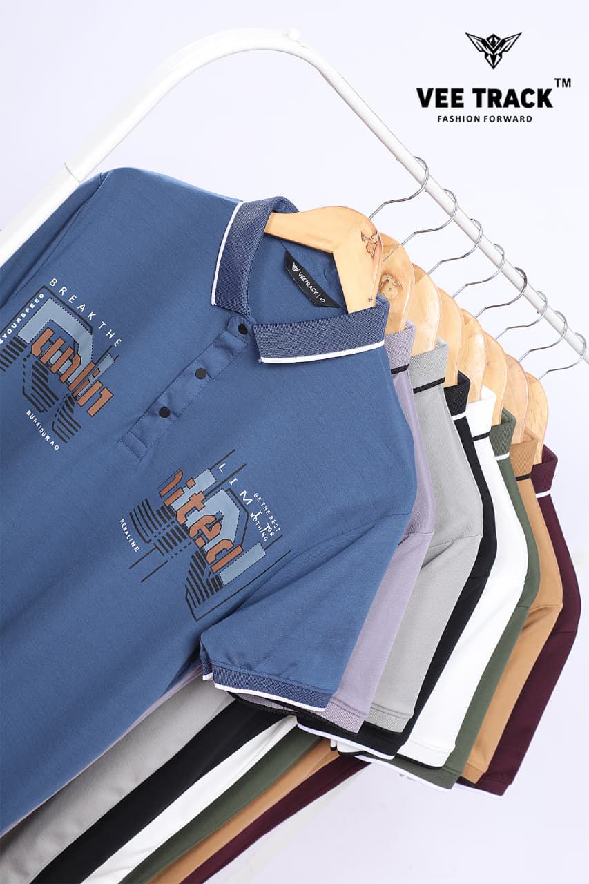 V2245 Vee Track Tencil Lycra Mens Tshirts Wholesale Price