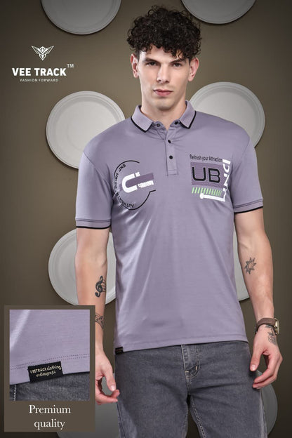 V2245 Vee Track Tencil Lycra Mens Tshirts Wholesale Price