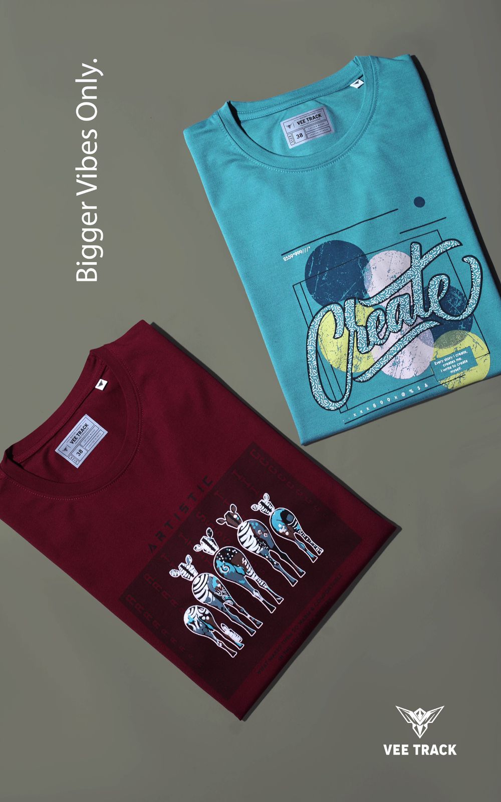 V2249 Vee Track Tencil Lycra Mens Tshirts Manufacturer India