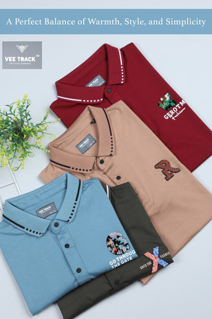 V2251 Vee Track Tencil Lycra Mens Tshirts Supplier Gujarat