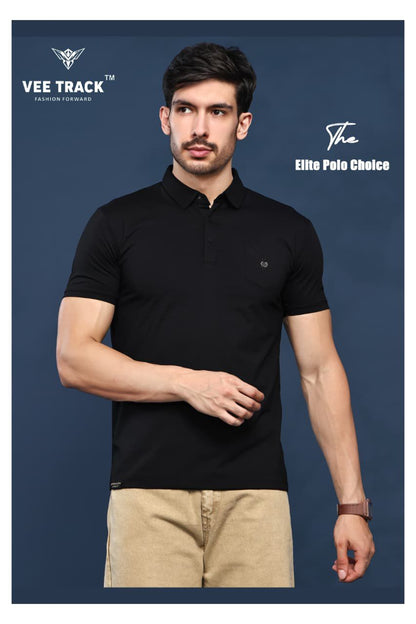 V2253 Vee Track Cotton Lycra Mens Tshirts Wholesaler Ahmedabad