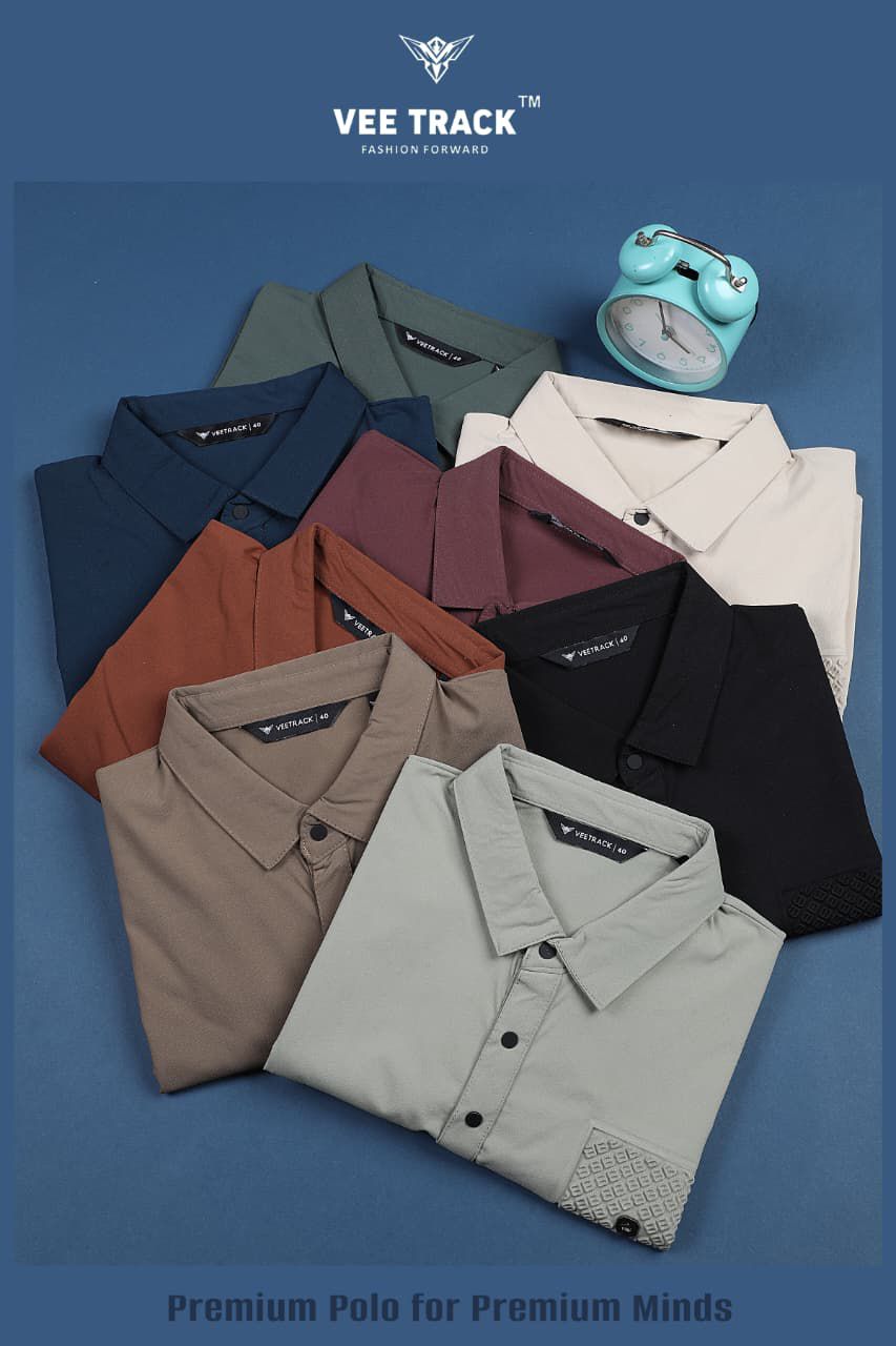 V2253 Vee Track Cotton Lycra Mens Tshirts Wholesaler Ahmedabad