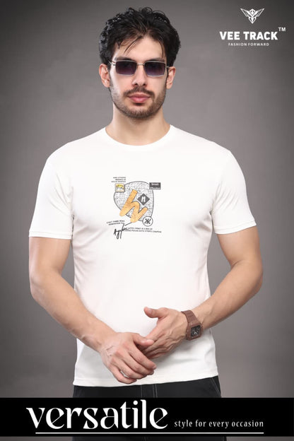 V2258 Tencil Vee Track Lycra Mens Tshirts Exporter Gujarat