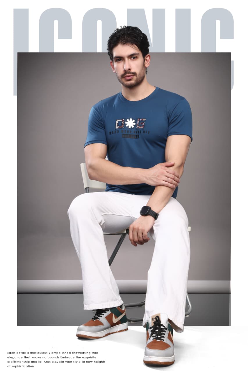 V2258 Tencil Vee Track Lycra Mens Tshirts Exporter Gujarat