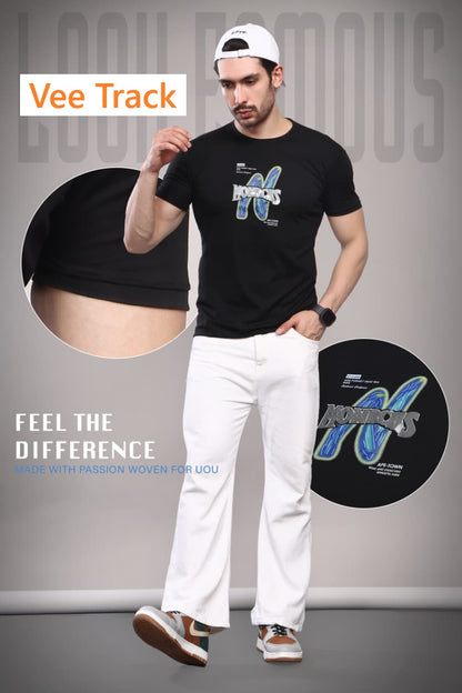 V2258 Tencil Vee Track Lycra Mens Tshirts Exporter Gujarat