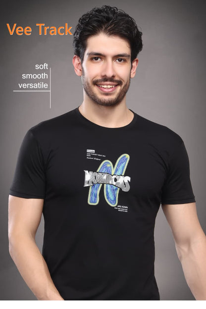 V2258 Tencil Vee Track Lycra Mens Tshirts Exporter Gujarat