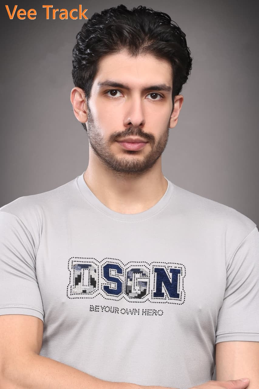 V2258 Tencil Vee Track Lycra Mens Tshirts Exporter Gujarat