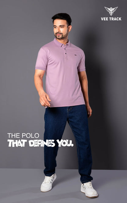 V2259 Metal Id Vee Track Tencil Lycra Mens Tshirts Wholesale