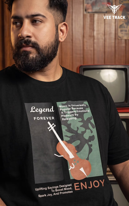 V2264 Plus Size Vee Track Tencil Mens Tshirts Manufacturer