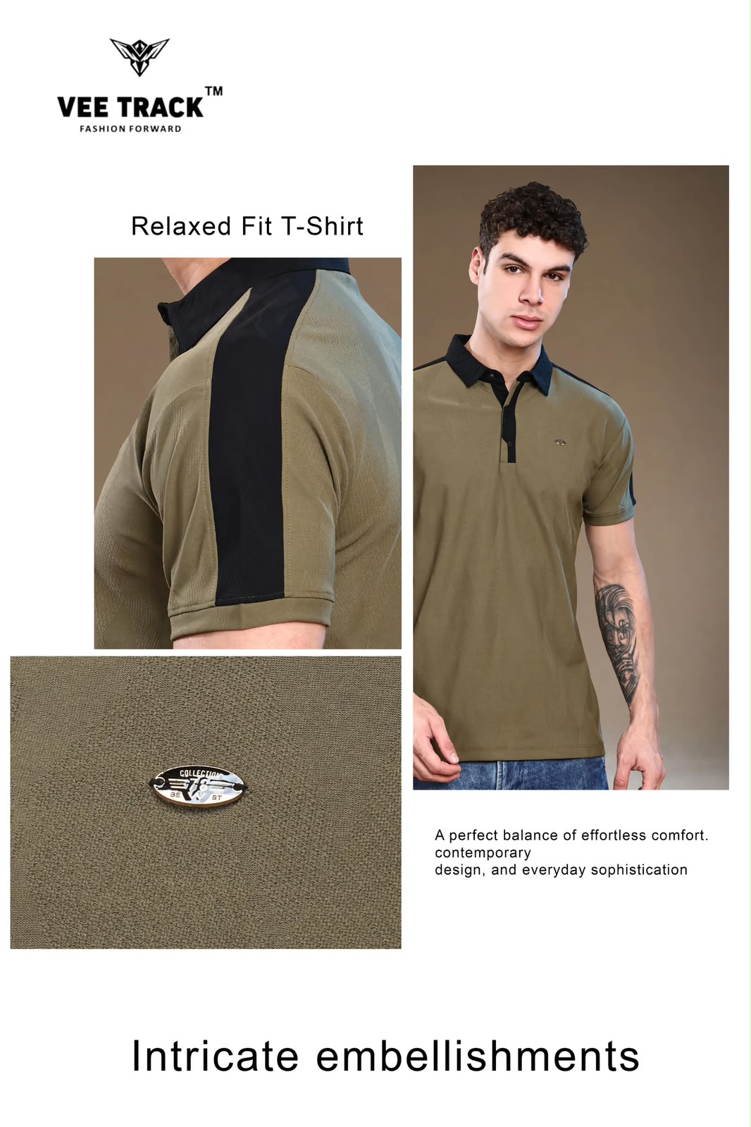 V 2326 Vee Track Imported Mens Tshirts Exporter Gujarat