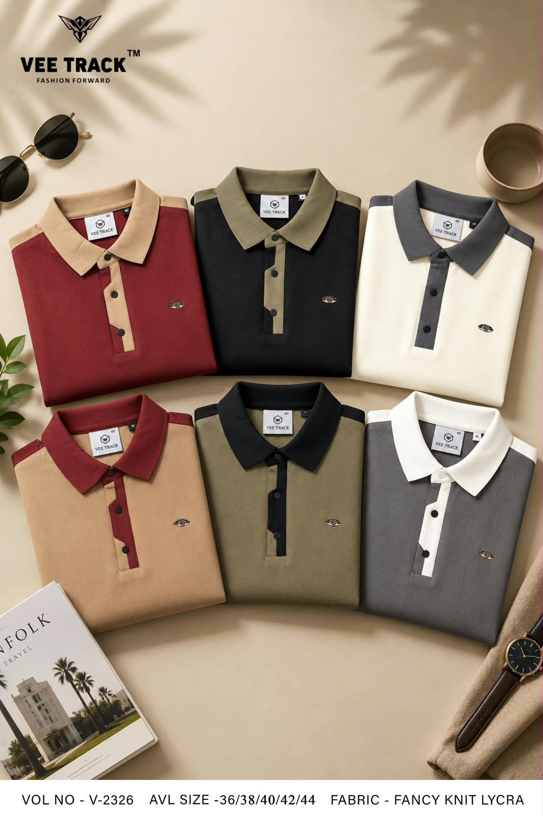 V 2326 Vee Track Imported Mens Tshirts Exporter Gujarat