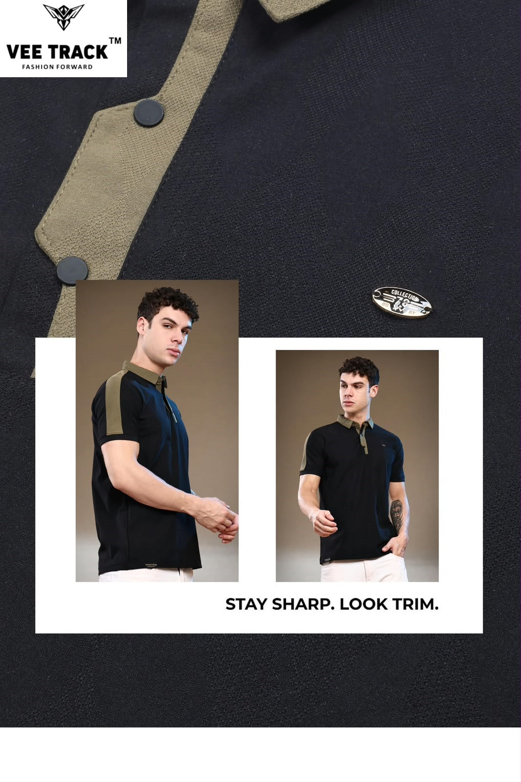 V 2326 Vee Track Imported Mens Tshirts Exporter Gujarat
