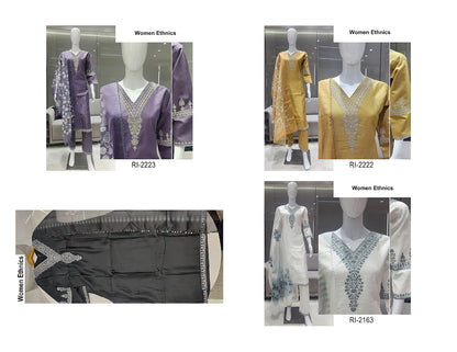 V Neck 0607 Women Ethnics Gadwal Readymade Pant Style Suits Exporter India