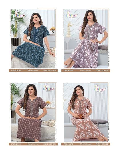 V Neck 0807 Belly Lizzy Bizzy Night Gowns Wholesale Price