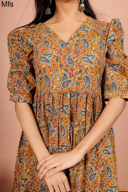 V Neck 2405 Mfs Cotton One Piece Supplier India