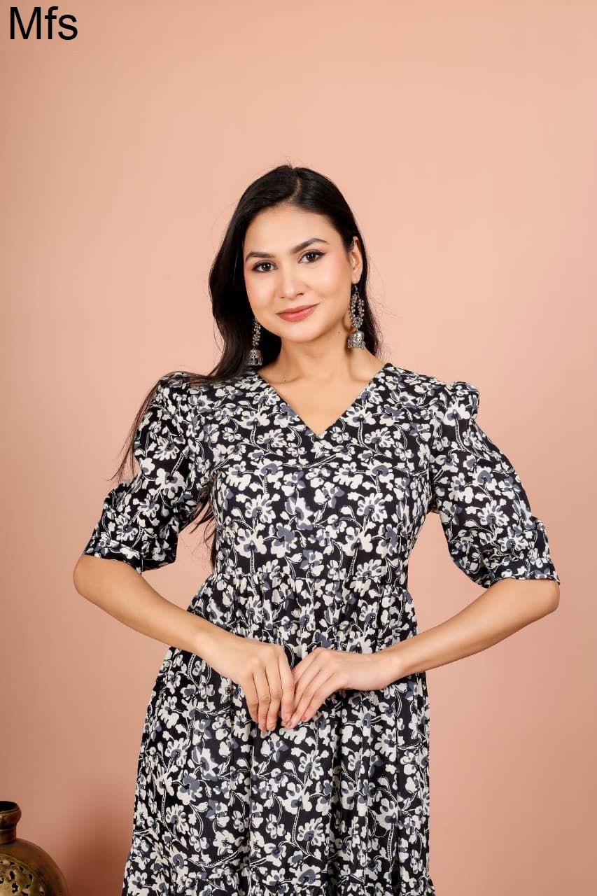 V Neck 2405 Mfs Cotton One Piece Supplier India