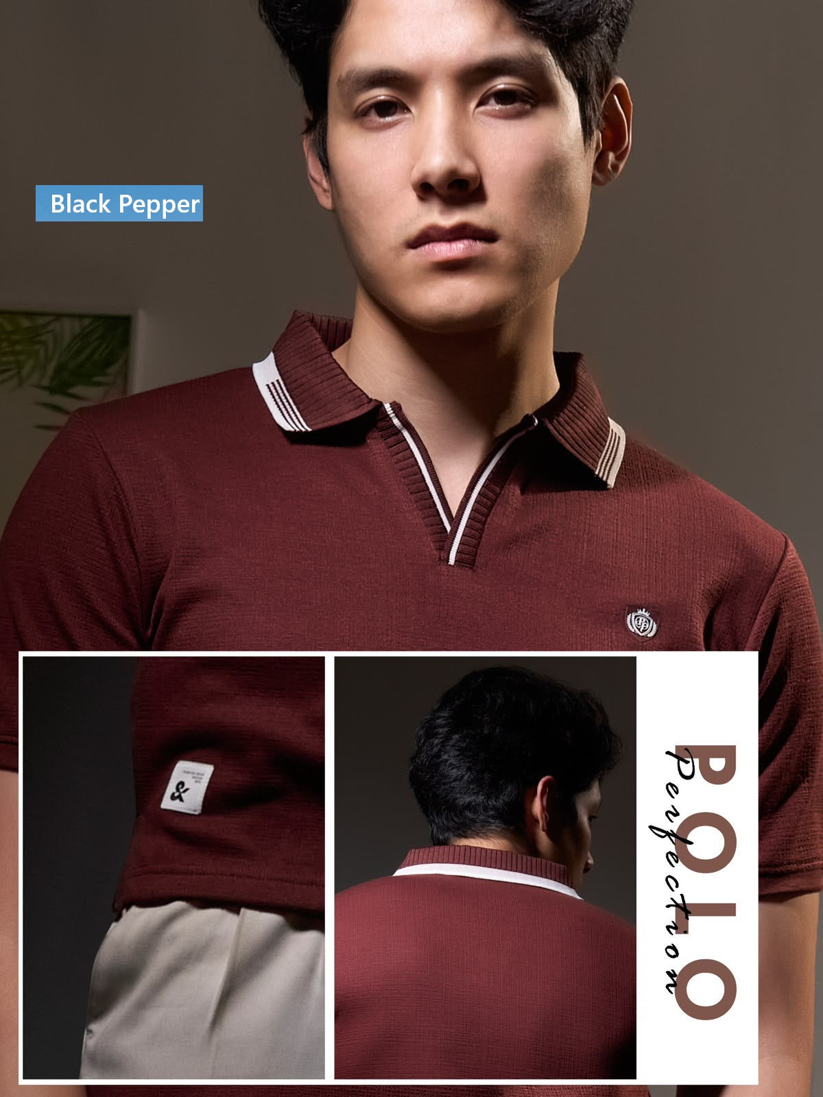 V No 354 To 361 Side Slit Black Pepper Interlock Mens Tshirts Wholesale Rate