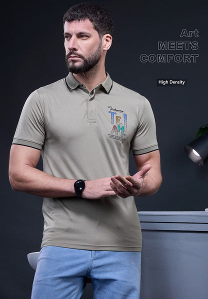 V No 650 To 657 Plus Size High Density Tencil Mens Tshirts Exporter India
