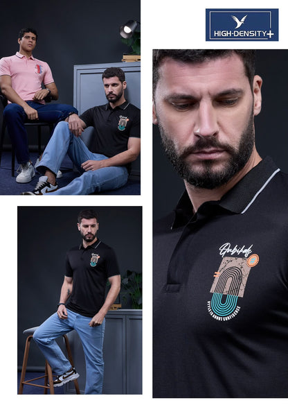 V No 650 To 657 Plus Size High Density Tencil Mens Tshirts Exporter India