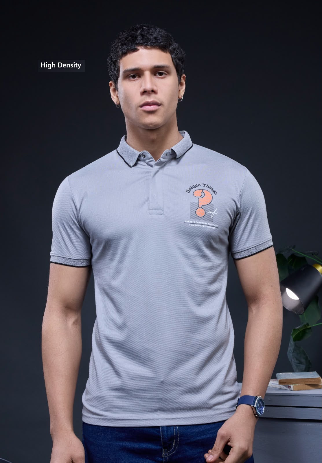 V No 650 To 657 Plus Size High Density Tencil Mens Tshirts Exporter India