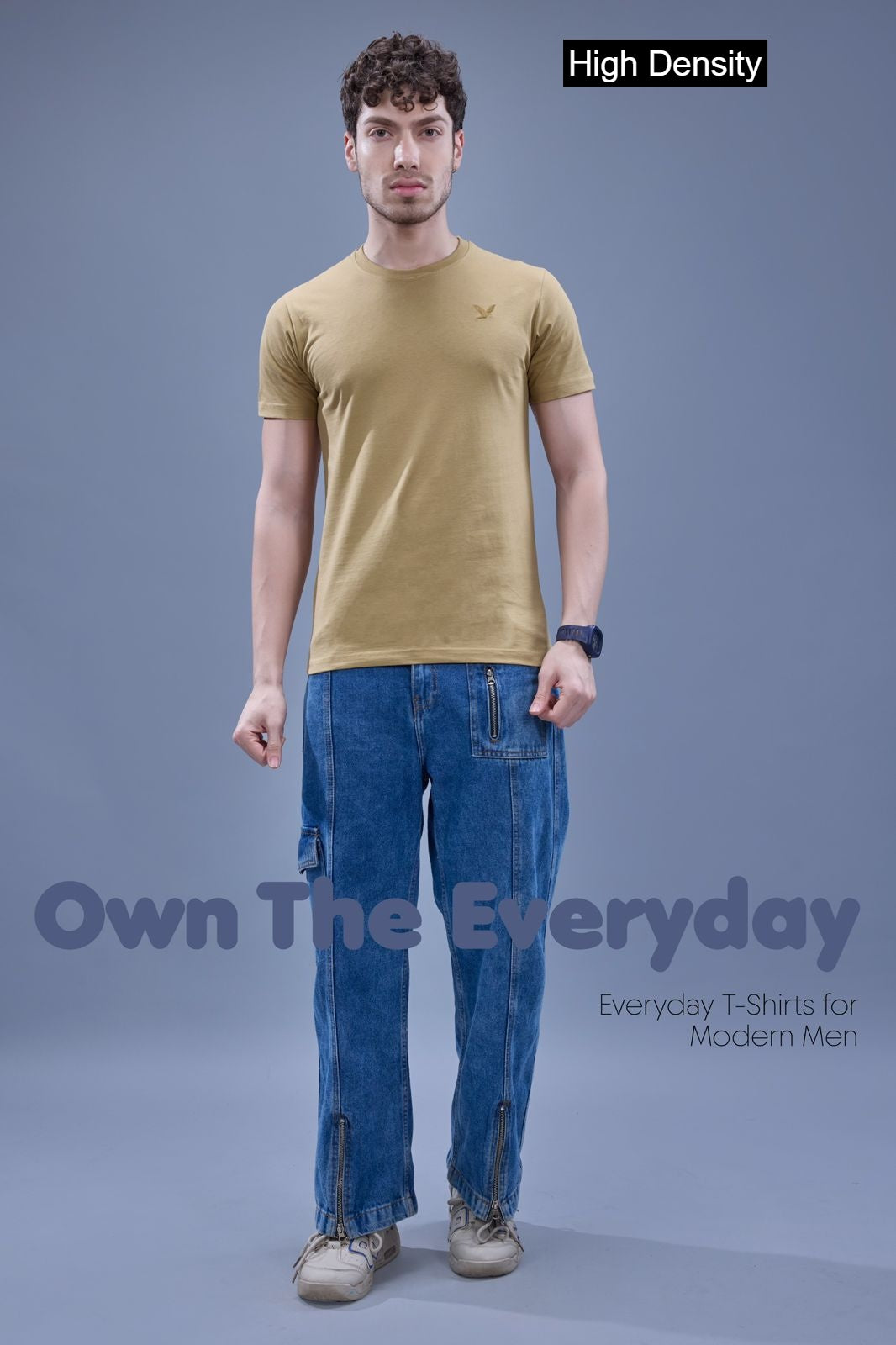 V No 6602 To 6611 High Density Cotton Mens Tshirts Supplier India