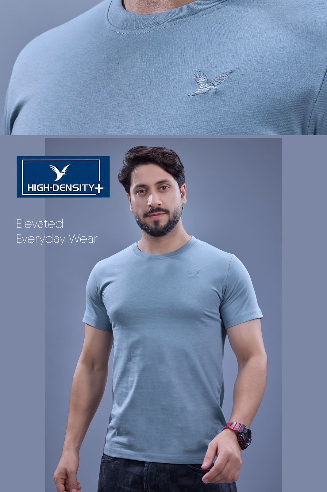 V No 6602 To 6611 High Density Cotton Mens Tshirts Supplier India