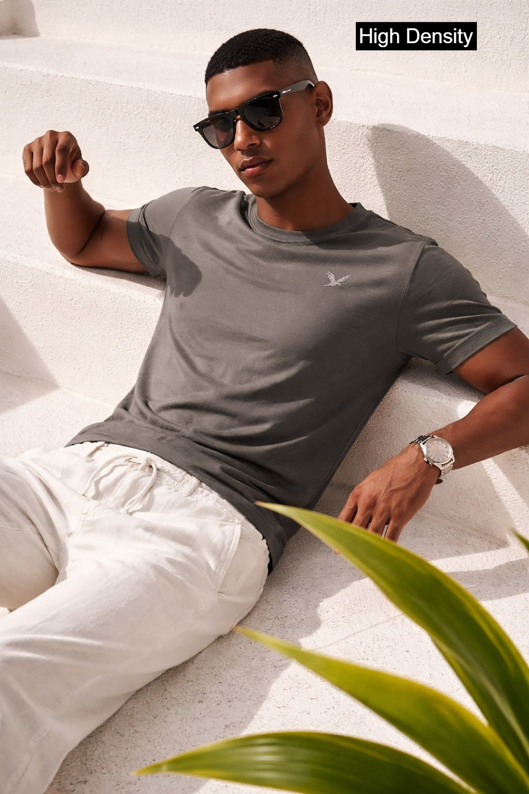 V No 6602 To 6611 High Density Cotton Mens Tshirts Supplier India