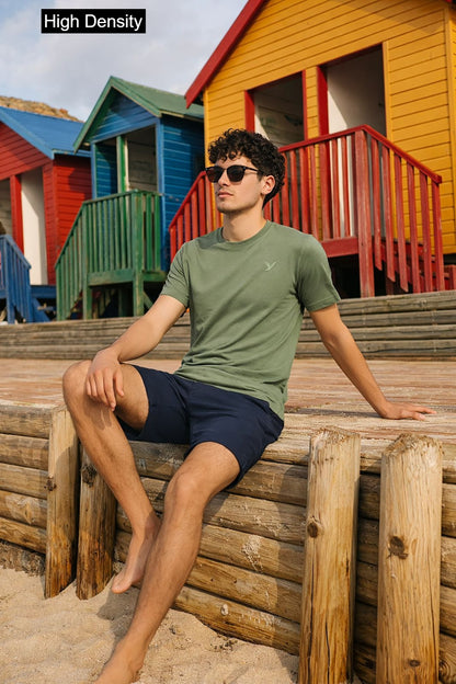 V No 6602 To 6611 High Density Cotton Mens Tshirts Supplier India