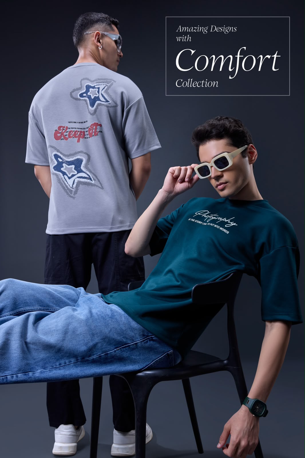 V No 815 To 822 Hd Print High Density Interlock Mens Tshirts Supplier
