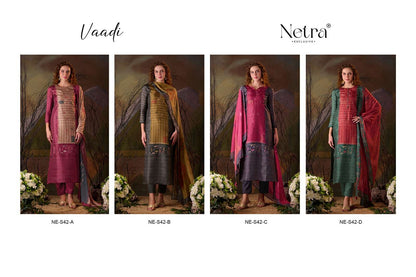 Vaadi Netra Pure Muslin Pant Style Suits Supplier India