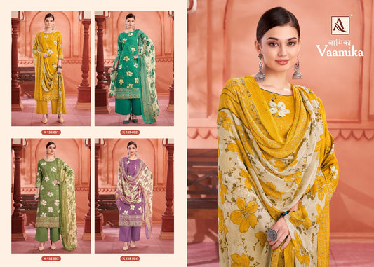 Vaamika Alok Pure Zam Pant Style Suits Supplier Gujarat