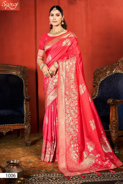 Vaamika Silk Swaroski Vol 1 Saroj Sarees Exporter