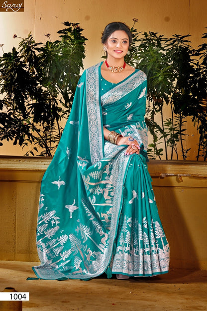 Vaamika Silk Swaroski Vol 2 Saroj Sarees Wholesaler