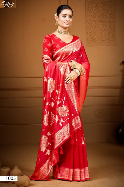 Vaamika Silk Swaroski Vol 4 Saroj Sarees Wholesale Rate